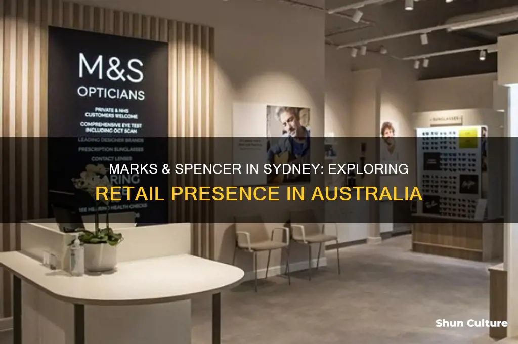 is there a marks and spencer in sydney australia