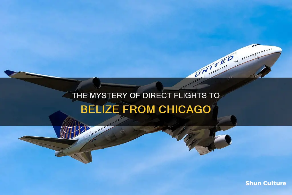 is there a nonstop flight to belize from chicago