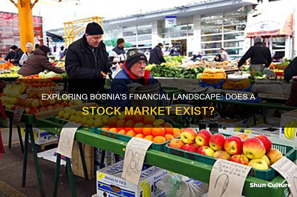 is there a stock market in bosnia