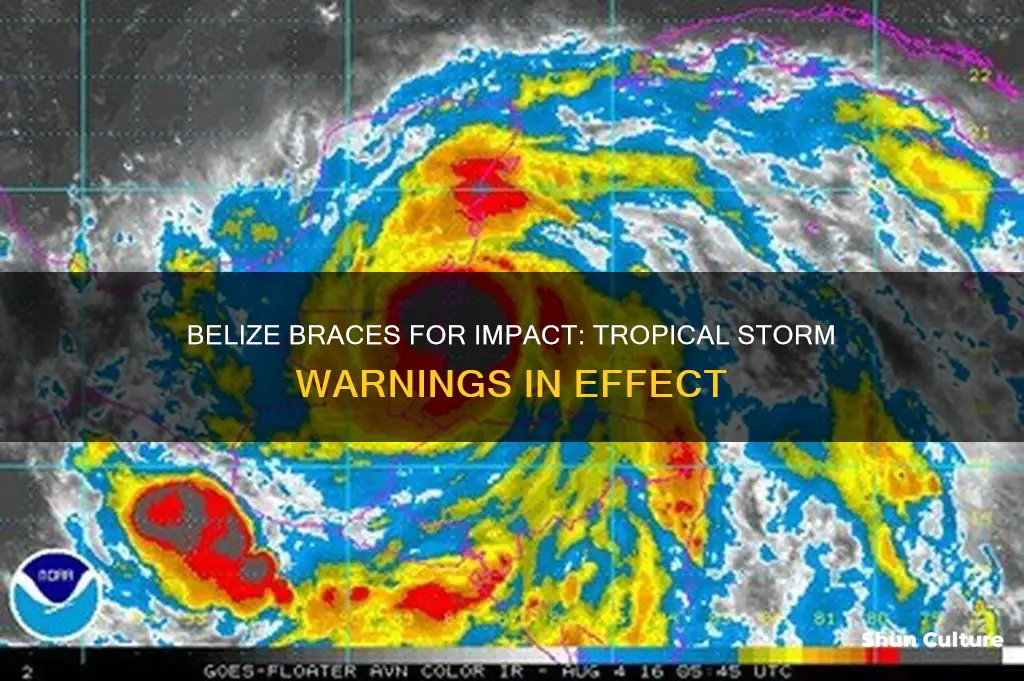 is there a storm coming to belize