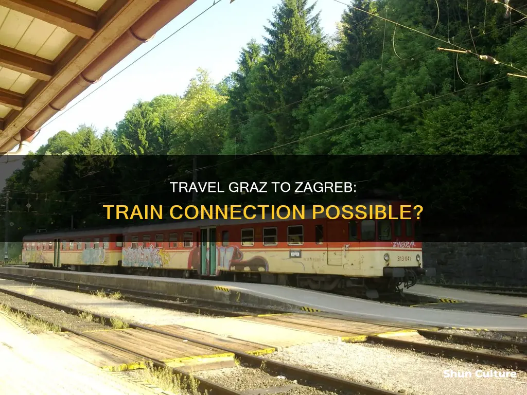 is there a train from graz austria to zagreb croatia