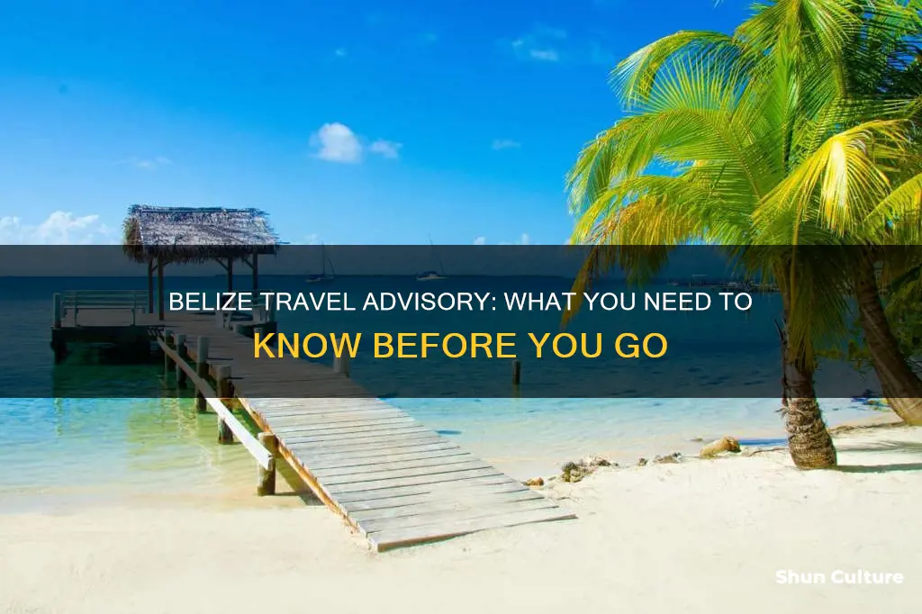 is there a travel advisory for belize