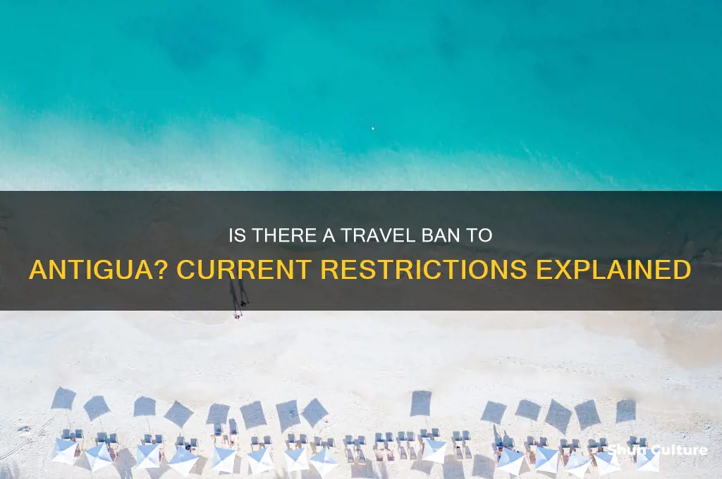 is there a travel ban to antigua