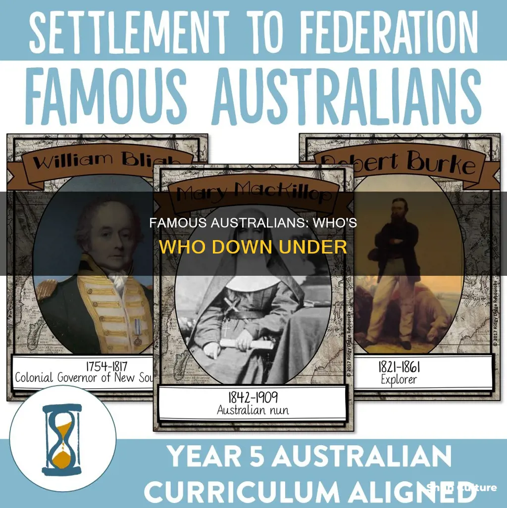 is there any famous people in australia