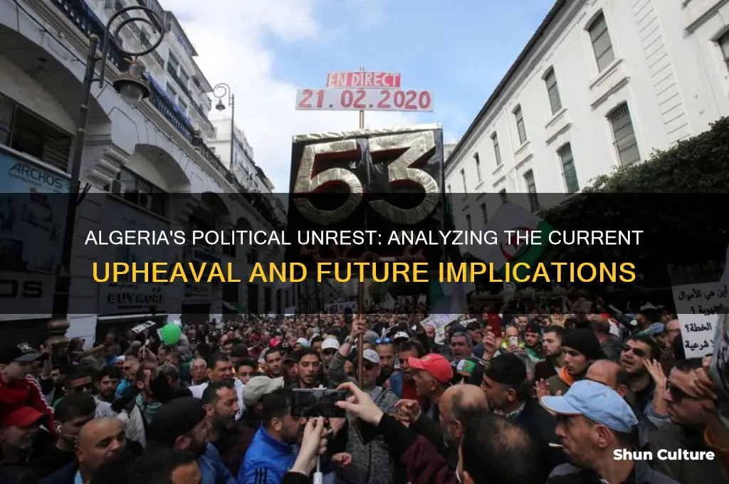 is there any political upheaval in algeria