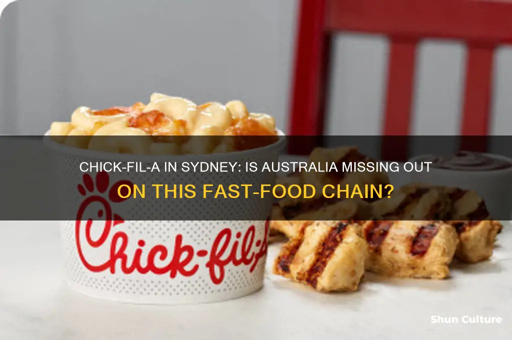 is there chick fil a in sydney australia