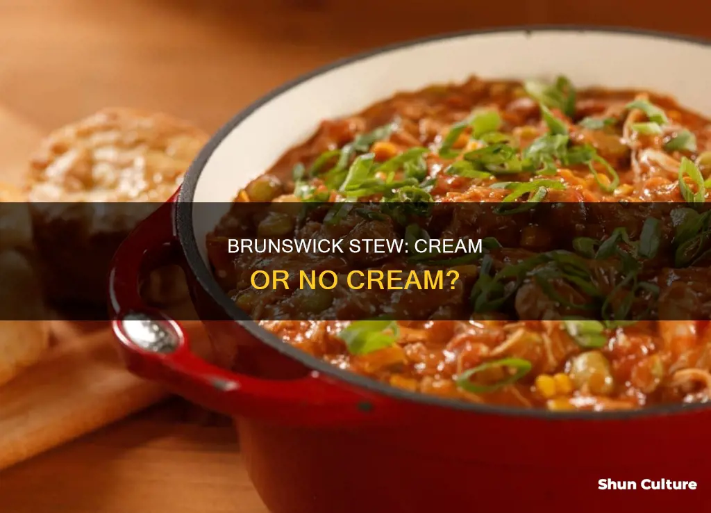 is there cream in brunswick stew