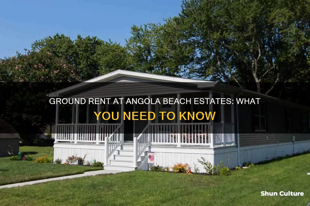 is there ground rent at angola beach estates