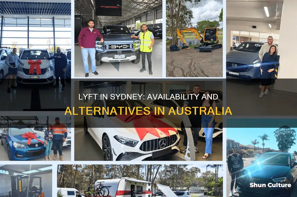is there lyft in sydney australia