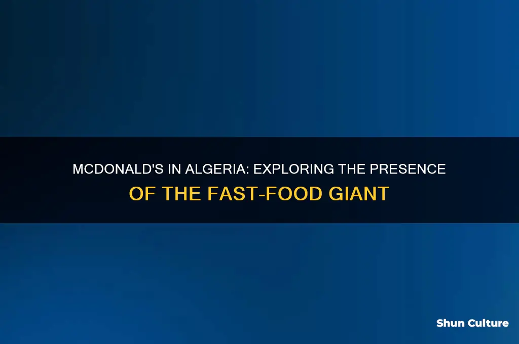 is there mcdonald