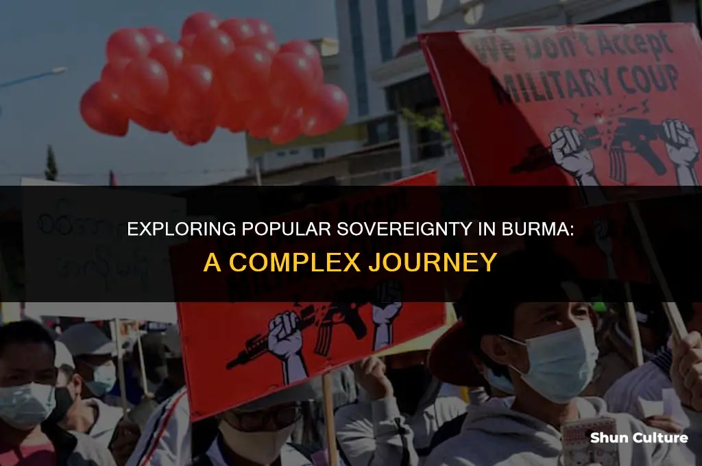 is there popular sovereignty in burma
