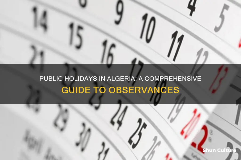 is there public holiday in algeria