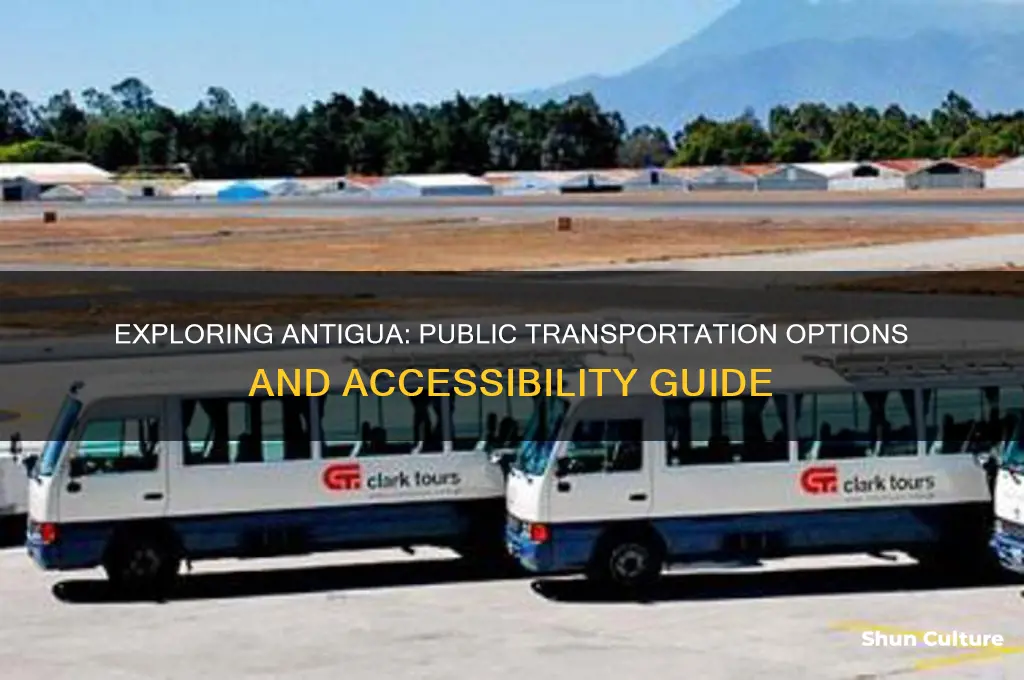 is there public transportation in antigua