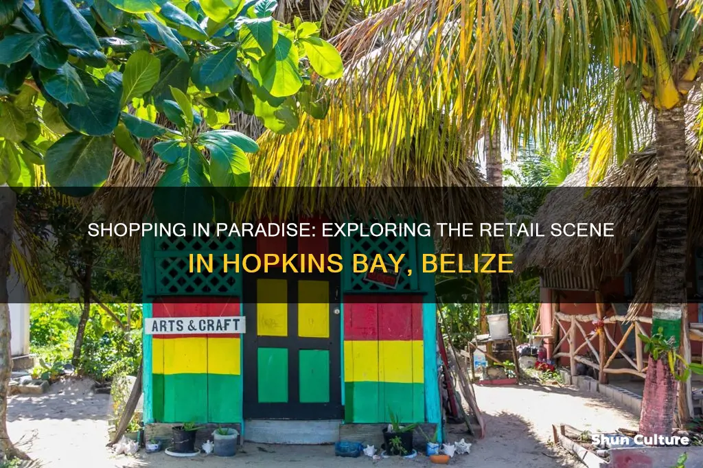 is there shopping in hopkins bay belize