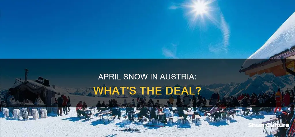 is there snow in austria in april