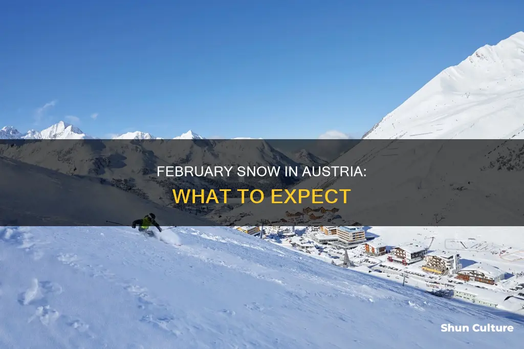 is there snow in austria in February