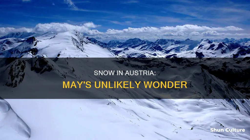 is there snow in austria in may