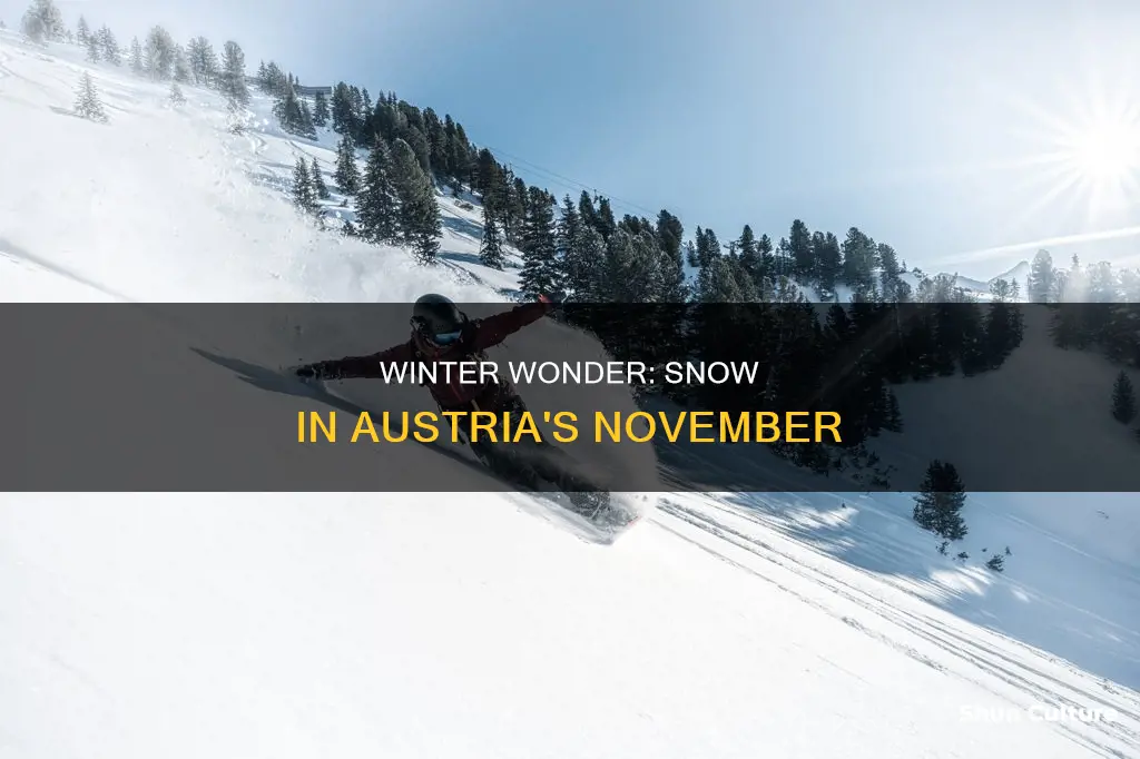 is there snow in austria in november