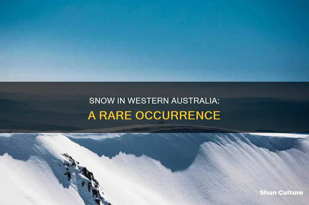 is there snow in western australia
