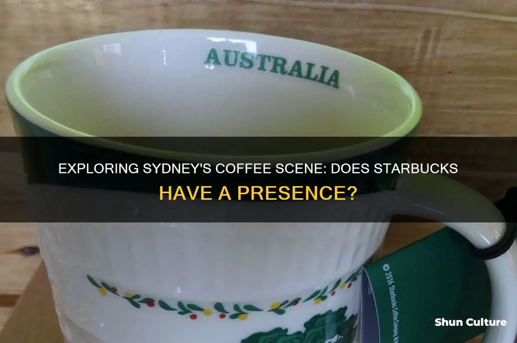 is there starbucks in sydney australia