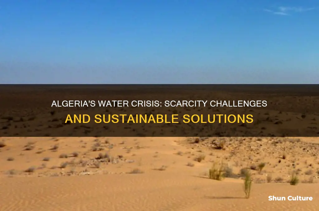 is there water scarcity in algeria