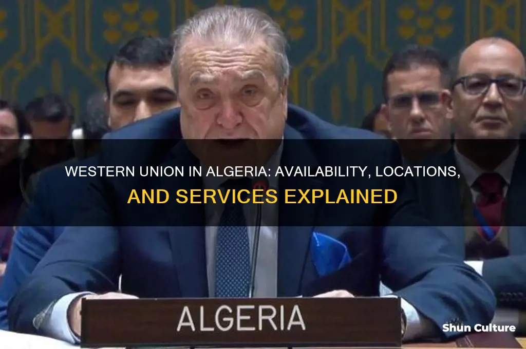 is there western union in algeria