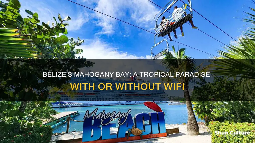 is there wifi at mahogany bay belize