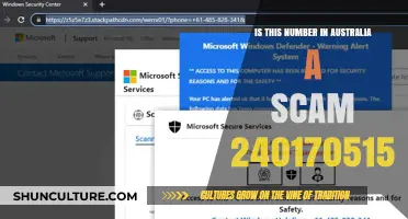 Scam Alert: Australia's 240170515 Number