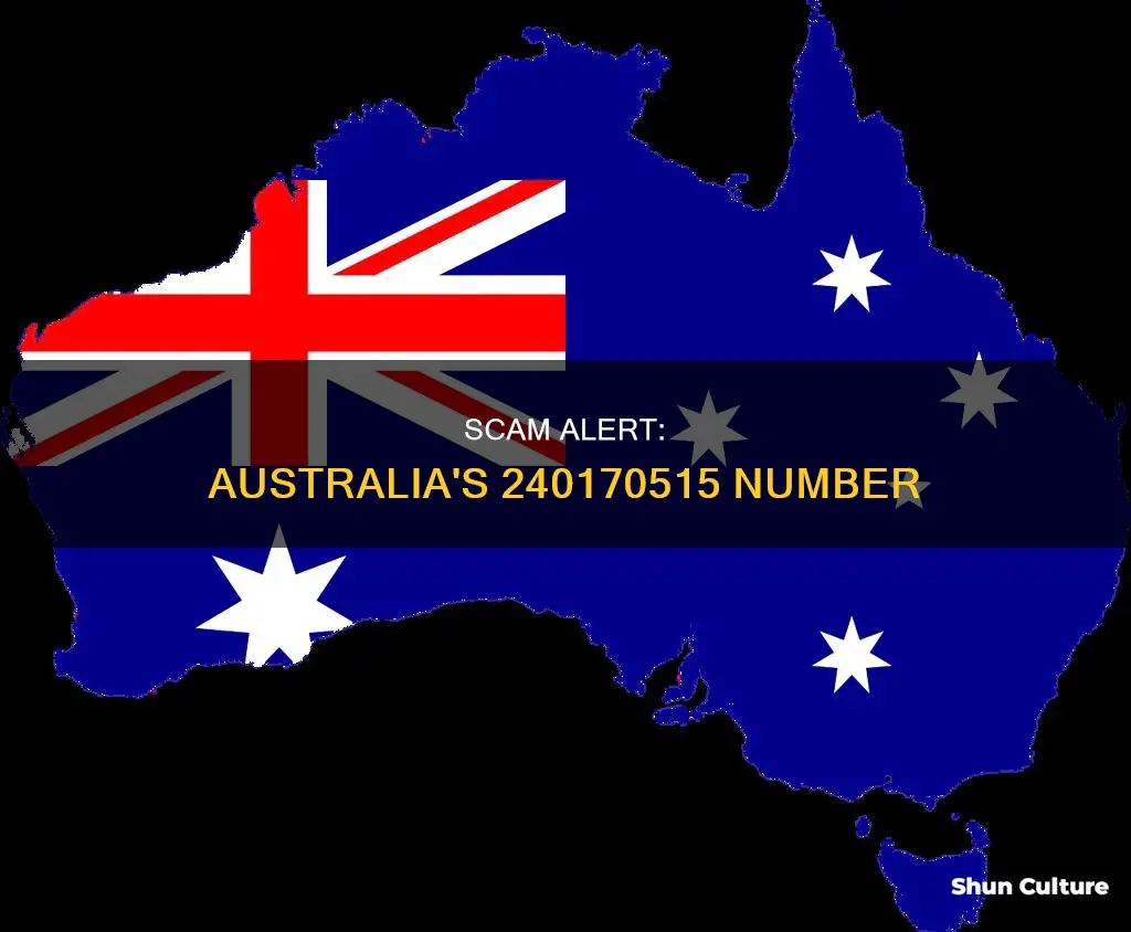 is this number in australia a scam 240170515