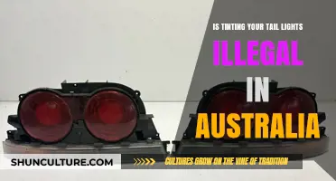 Tail Light Tinting: Legal in Australia?
