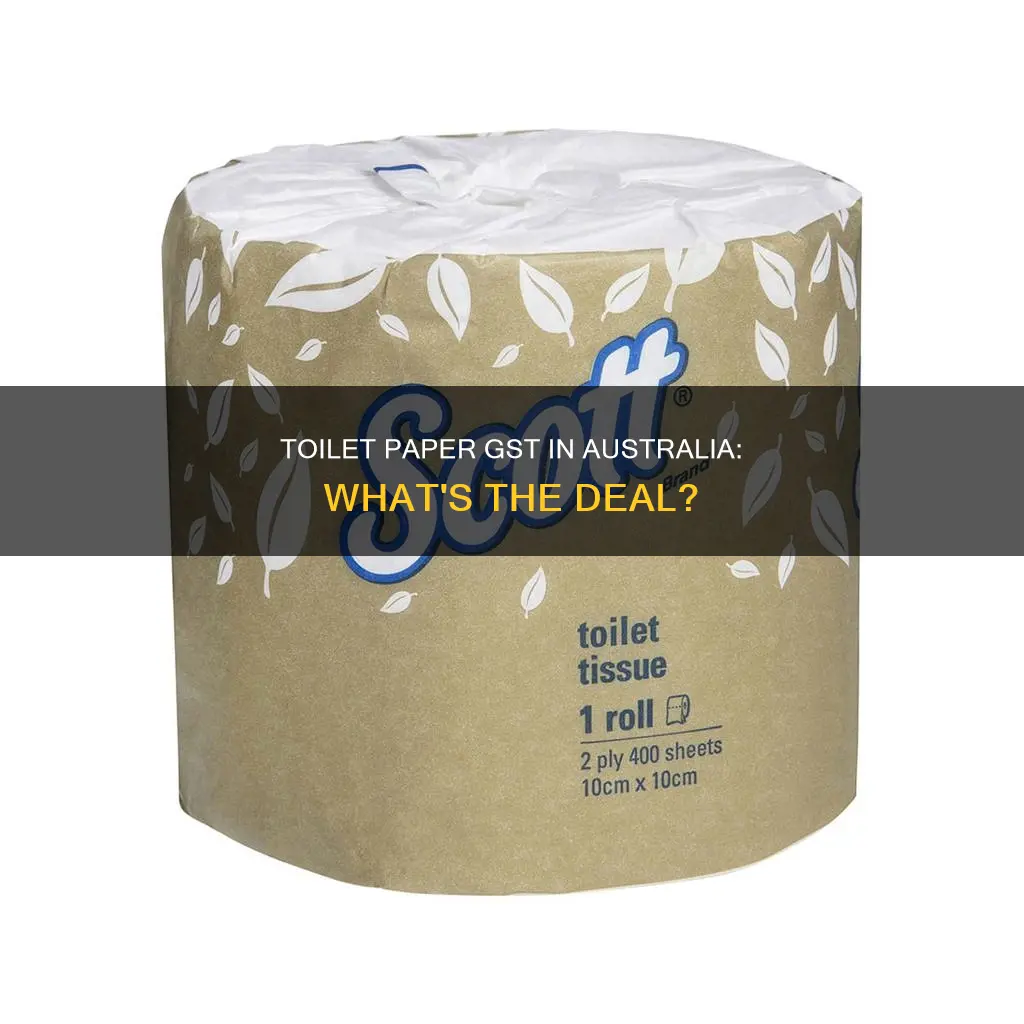 is toilet paper gst free in australia