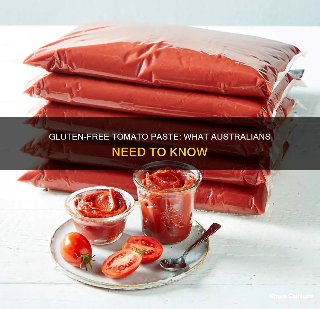 is tomato paste gluten free australia