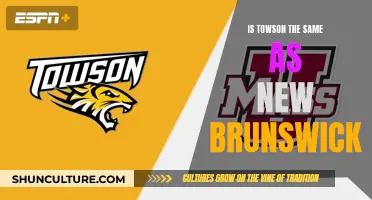 Towson vs. New Brunswick: Similarities and Differences