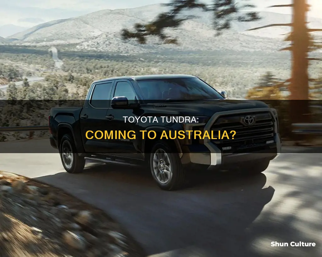is toyota tundra coming to australia