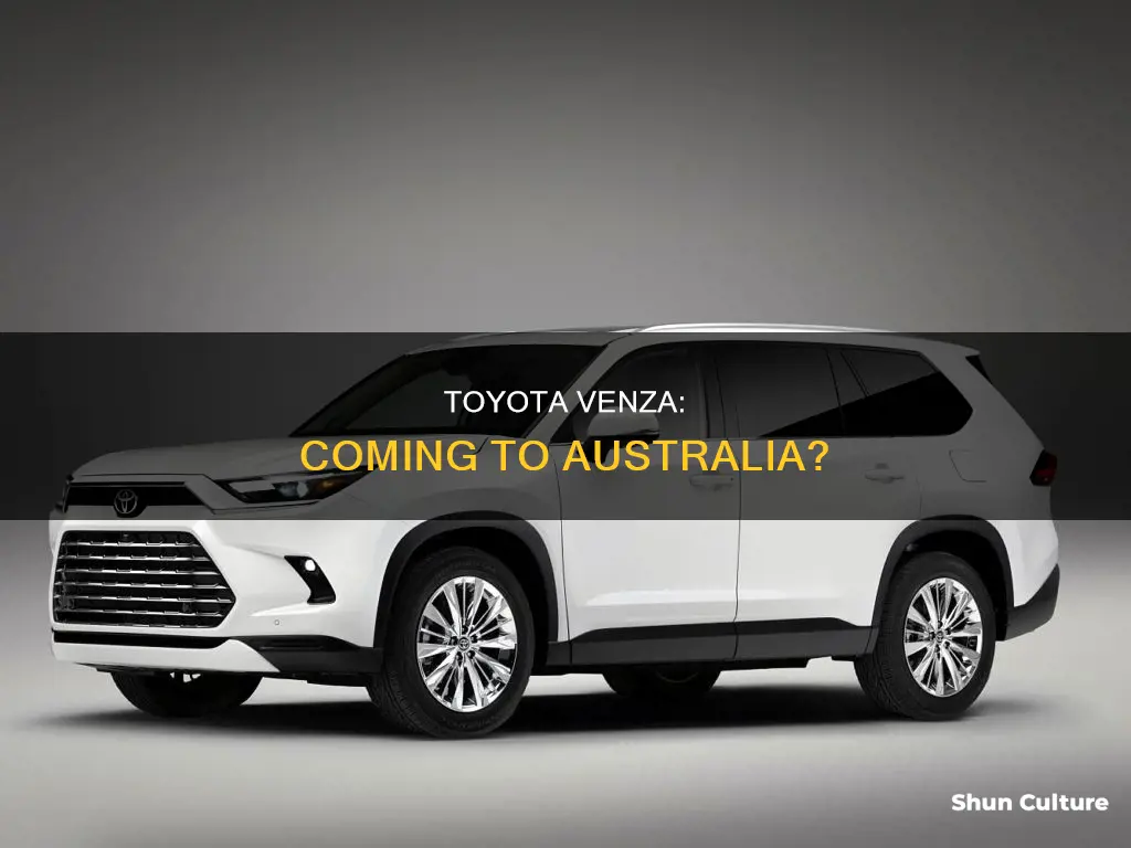 is toyota venza coming to australia