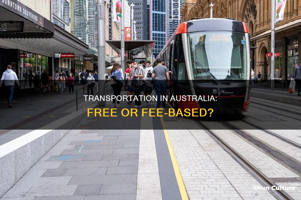 is transportation free in australia