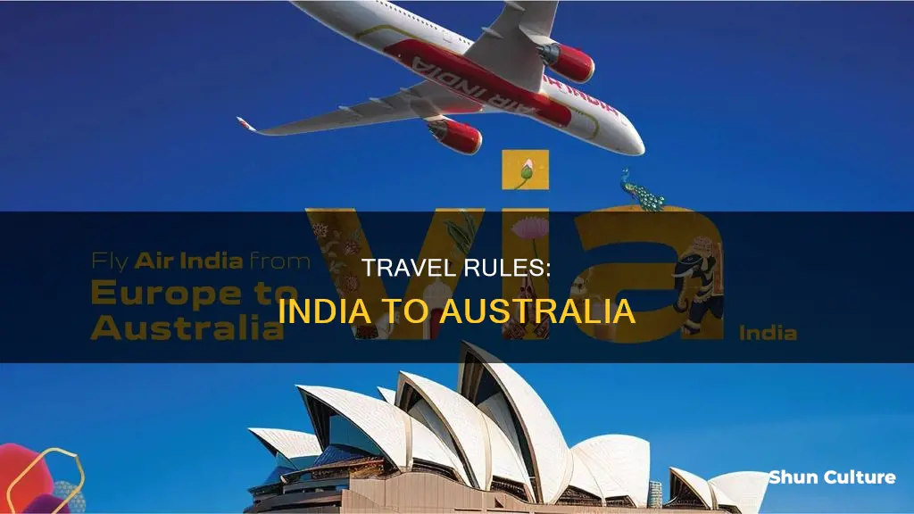 is travel from india to australia allowed