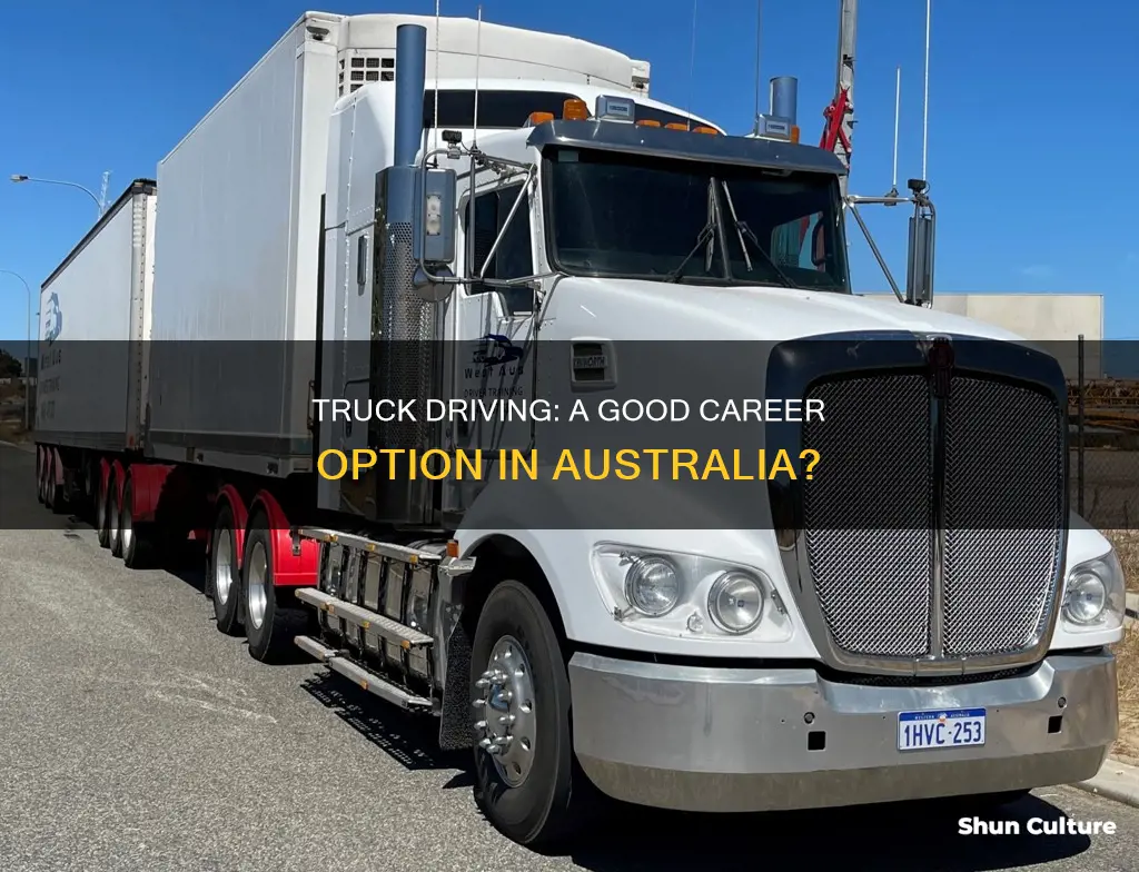 is truck driving a good job in australia