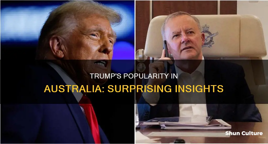 is trump popular in australia
