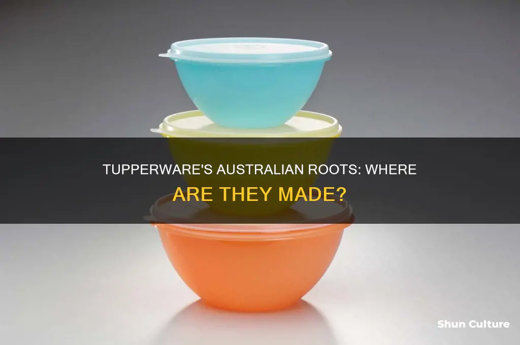 is tupperware made in australia