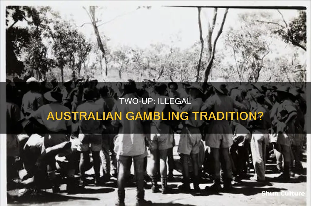 is two up illegal in australia