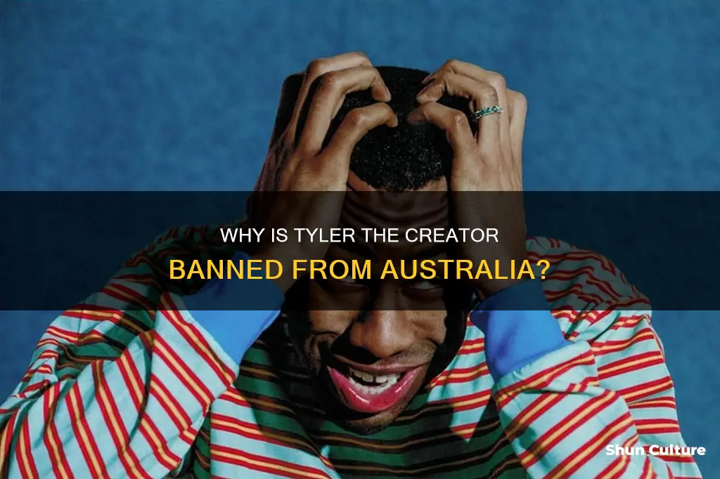 is tyler banned from australia