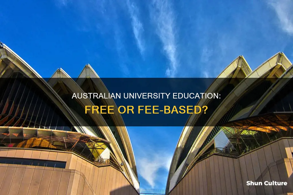 is uni free in australia