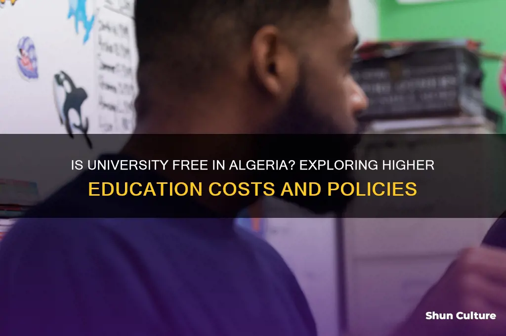 is university free in algeria