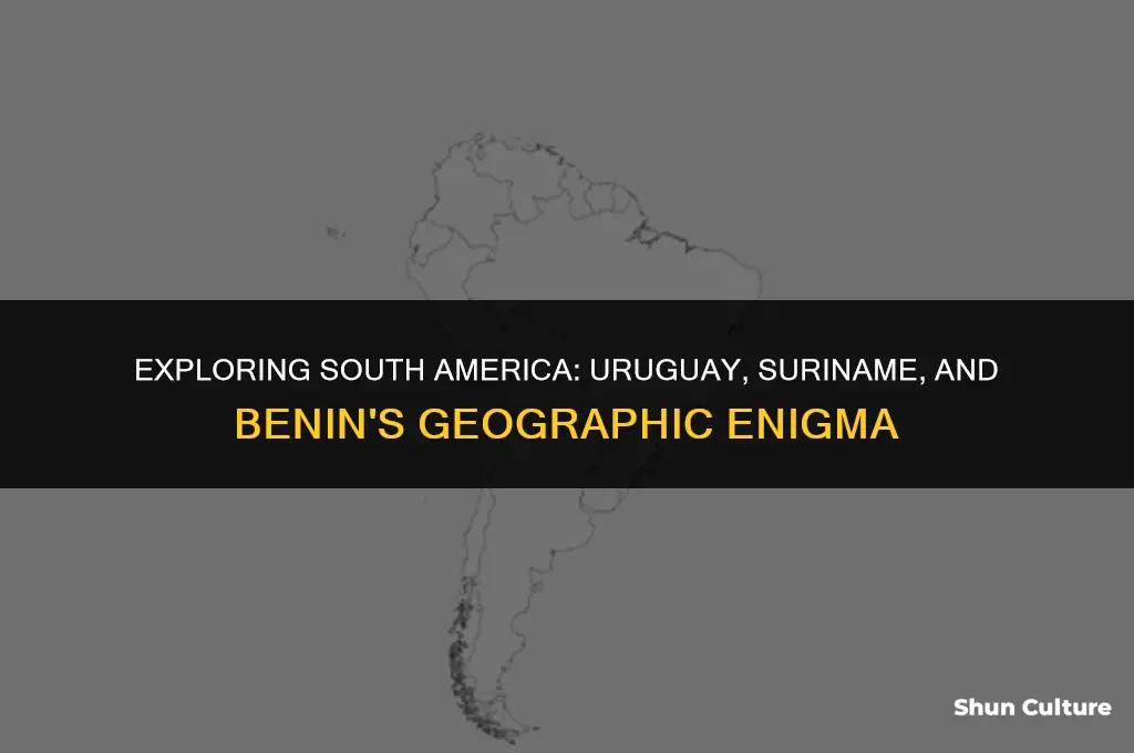 is uruguay suriname and benin located in south america