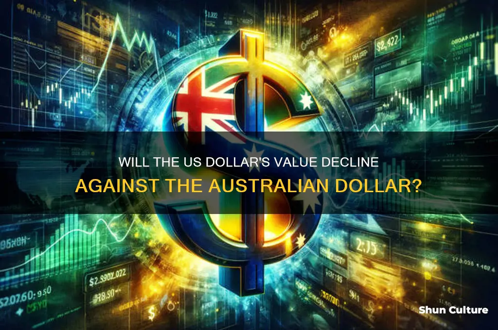 is us dollar value exchange going to drop australia