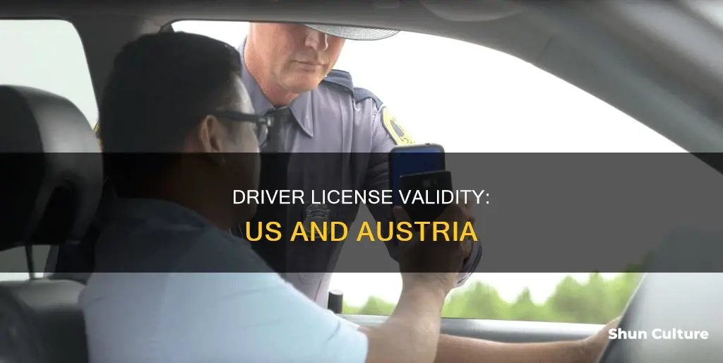 is us driver license valid in austria