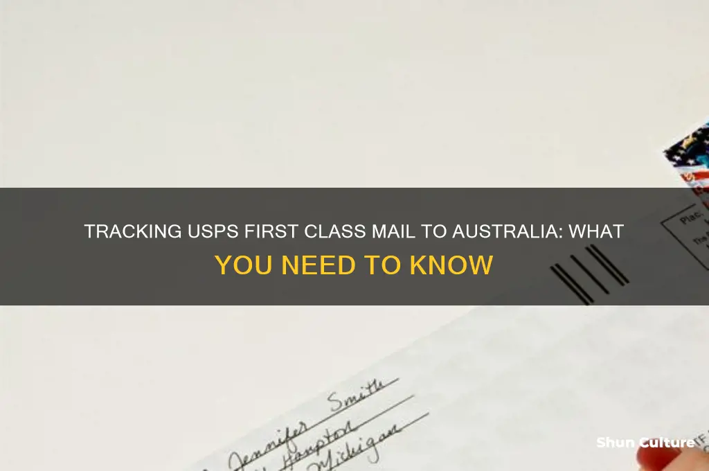 is usps first class mail trackable to australia