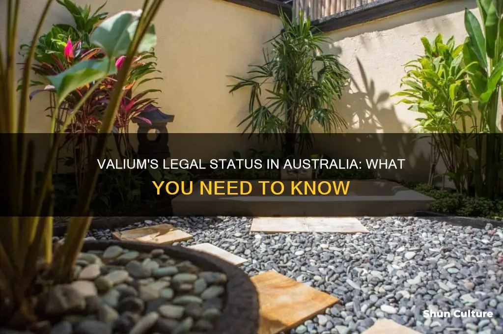 is valium illegal in australia