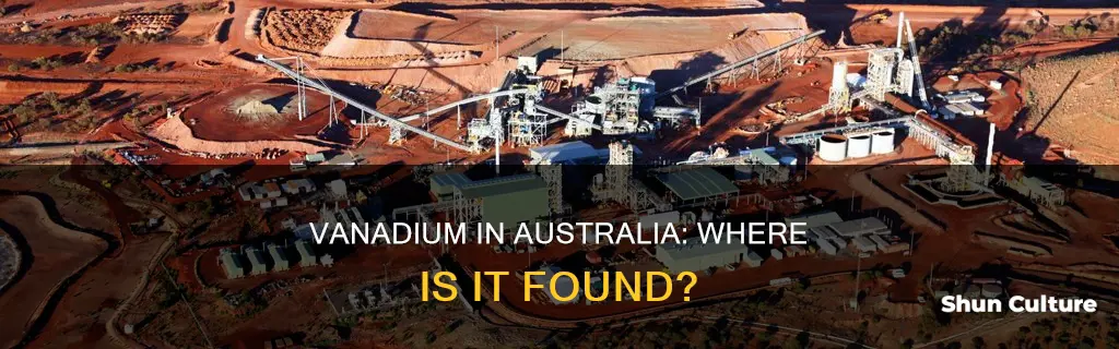 is vanadium found in australia